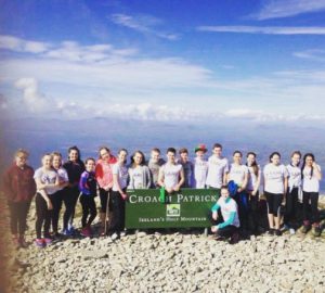 The committee who climbed on top of Croagh Patrick Fundraiser. Well done all!