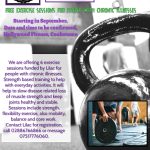 Free exercise sessions for people with Chronic Illnesses