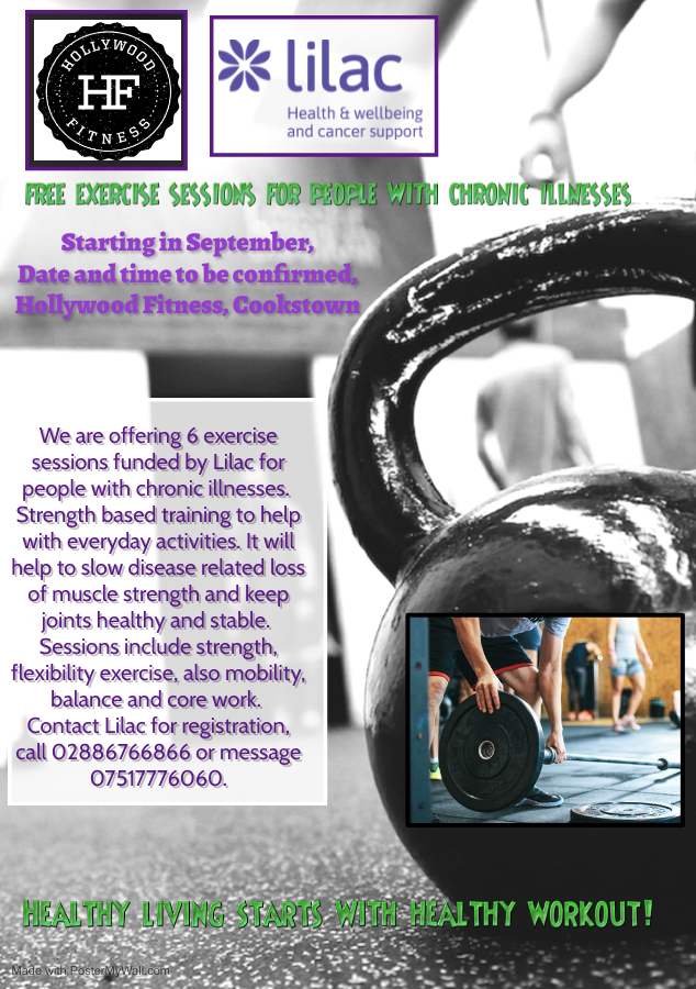 Free exercise sessions for people with Chronic Illnesses