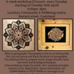 Pyrography workshops with David Coyle